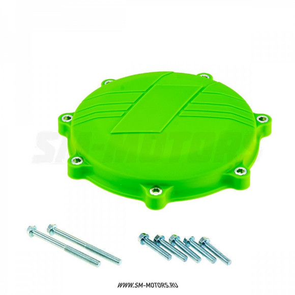 Защита крышки сцепления SM-PARTS (пластик) KAWASAKI KXF450 19-20 зеленый купить