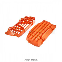 Решетки радиатора R-TECH (усиленные) KTM/HUSQVARNA 16-18 оранжевый (R-GRKTMAR0017)