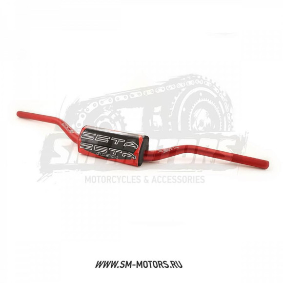 Руль ZETA SX-3 MX-111 28,6 мм (806 х 83 мм) красный (ZE06-1113) купить