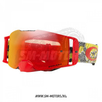 Очки для мотокросса OAKLEY Front Line Dazzle Dyno Red Yellow / оранжевая Prizm MX (OO7087-15)