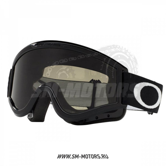Очки для мотокросса OAKLEY L-Frame Jet Sand черные / темно-серая (OO7008-01-631) купить