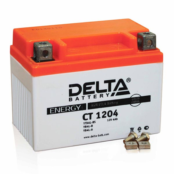 Аккумуляторная батарея 12V4Ah (113x70x87) (залитая, необслуж.) DELTA купить