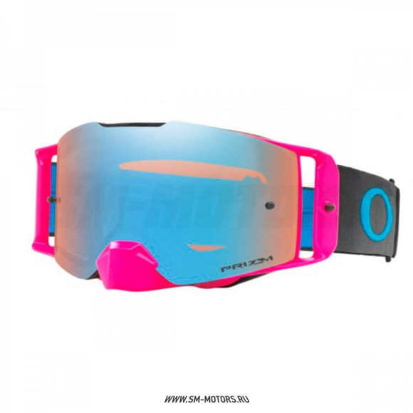 Очки для мотокросса OAKLEY Front Line Pink Blue / синяя Prizm MX (OO7087-30) купить