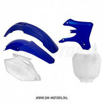 Комплект пластика R-TECH YAMAHA YZF250/450 03-05 синий/белый (R-KITYZF-OEM-507)