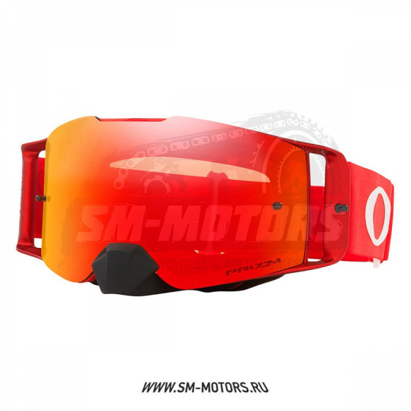 Очки для мотокросса OAKLEY Front Line Moto красные-черные / красная Iridium (OO7087-56) купить