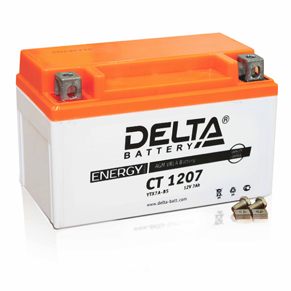 Аккумуляторная батарея 12V7Ah (150x86x94) (залитая, необслуж.) DELTA купить