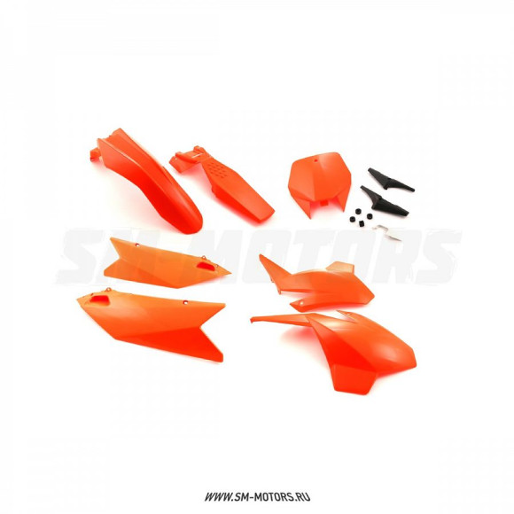 Комплект пластика YCF BIGY оранжевый купить