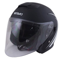 Шлем открытый со стеклом ATAKI JK526 Stripe