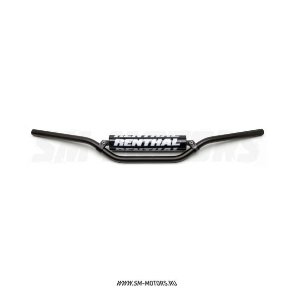 Руль алюминиевый RENTHAL 7/8 MX/Enduro 722-01-BK (800 x 95 мм) черный купить