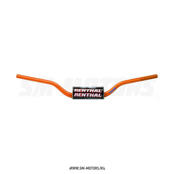Руль алюминиевый RENTHAL FATBAR MX/Enduro 609-01-OR (802 x 120 мм) оранжевый купить
