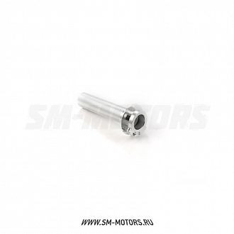 Ручка газа SM-PARTS (алюминий) с подшипником KTM SX-F250/450 04-15 HUSQ FC250/450 14-15 серебристый купить