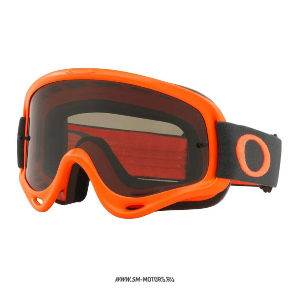 Очки для мотокросса OAKLEY O-Frame Solid оранжевые-серые / темно-серая (OO7029-47) купить