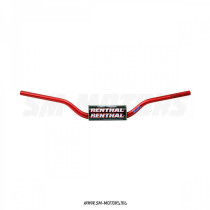 Руль алюминиевый RENTHAL FATBAR MX/Enduro 672-01-RD (806 x 85 мм) красный