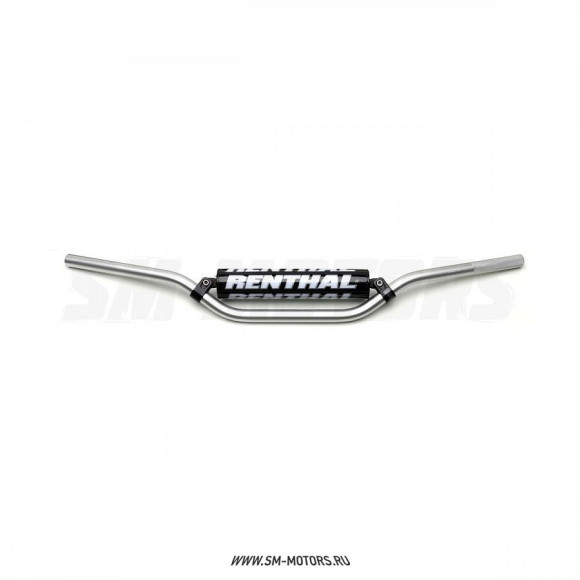 Руль алюминиевый RENTHAL 7/8 MX/Enduro 837-01-SI (874 x 145 мм) серебристый купить