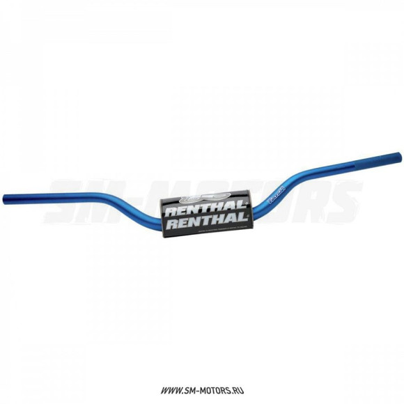 Руль алюминиевый RENTHAL FATBAR MX/Enduro 827-01-BU (811 x 92 мм) синий купить