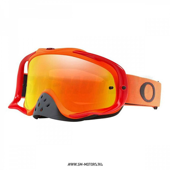 Очки для мотокросса OAKLEY Crowbar Solid красные-оранжевые / оранжевая Iridium (OO7025-68) купить