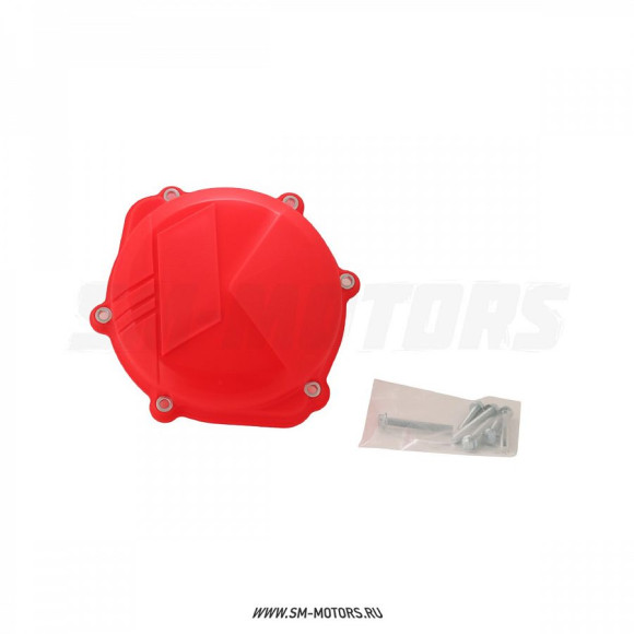 Защита крышки сцепления SM-PARTS (пластик) HONDA CRF250R 18-21 CRF250RX 19-21 красный купить