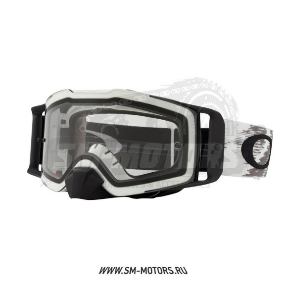 Очки для мотокросса OAKLEY Front Line Matte White Speed / прозрачная (OO7087-05) купить