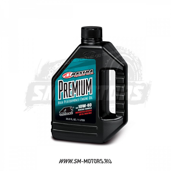 Масло Maxima 4T MOTO Premium 10w40 минеральное 1л. купить