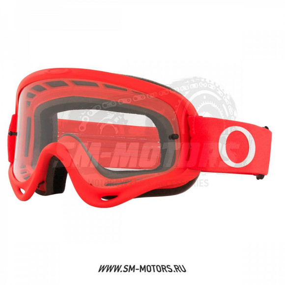 Очки для мотокросса OAKLEY O-Frame Moto красные-черные / прозрачная (OO7029-63) купить