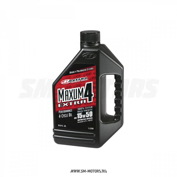 Масло Maxima Extra 15w50 Maxum 4 100% синтетическое гоночное масло 1л. купить