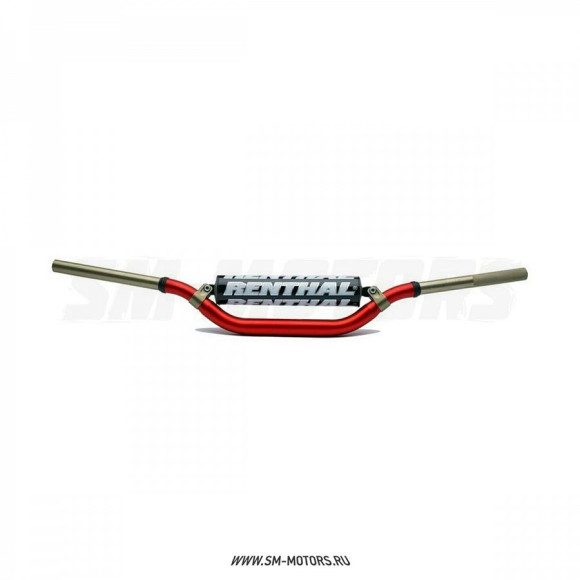 Руль алюминиевый RENTHAL TWINWALL MX/Enduro 996-01-RD (811 x 93 мм) красный купить