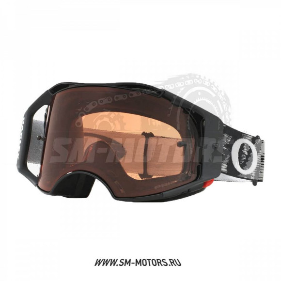 Очки для мотокросса OAKLEY Airbrake Solid черные / бронзовая Prizm MX (OO7046-46) купить