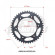 Звезда ведомая стальная GR1, GR7 (JT R897) 520-43 SM-PARTS купить