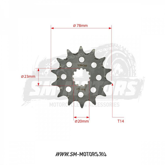 Звезда ведущая самоочищающаяся SMP-F0432 14T SM-PARTS (JTF 432 14) купить Звезда ведущая самоочищающаяся SMP-F0432 14T SM-PARTS (JTF 432 14) купить