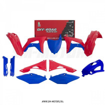 Комплект пластика R-TECH HONDA CRF250R 19-21 CRF450R 19-20 красный/синий (R-KITCRF-RSB-519)
