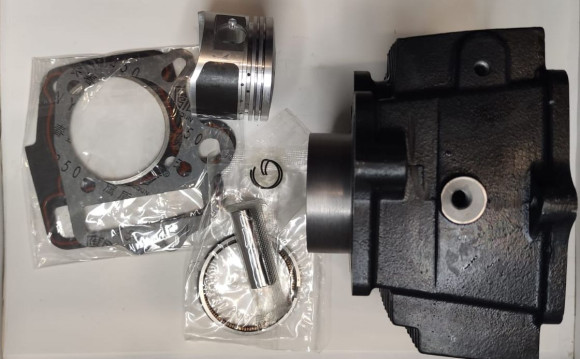 Цилиндро-поршневая группа 4Т 152/153FMI 125см3 D52,4, p14, H98 (чугун) Цилиндро-поршневая группа 4Т 152/153FMI 125см3 D52,4, p14, H98 (чугун)