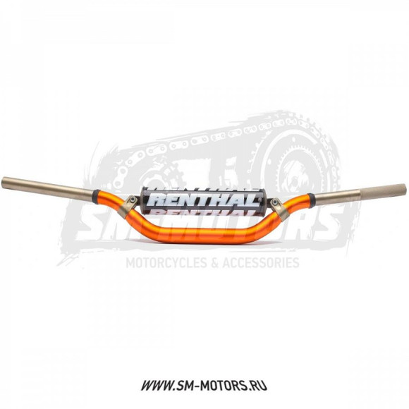 Руль алюминиевый RENTHAL TWINWALL MX/Enduro 997-01-OR (804 x 105 мм) купить