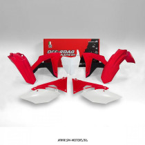 Комплект пластика R-TECH HONDA CRF250RX 19-21 CRF450RX 19-20 красный/белый (R-KITCRF-OEM-601)