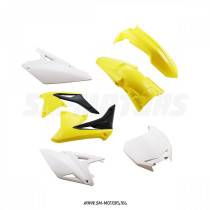 Комплект пластика R-TECH SUZUKI RMZ250 10-18 желтый/белый/черный (R-KITRMZ-OEM-592)