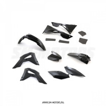 Комплект пластика R-TECH HONDA CRF250RX 19-21 CRF450RX 19-20 черный (R-KITCRF-NR0-601)