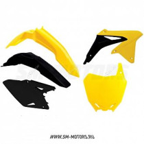 Комплект пластика R-TECH SUZUKI RMZ450 08-17 желтый/черный (R-KITRMZ-OEM-598)