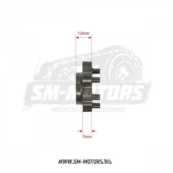 Звездочка барабана переключения передач GR7 двиг. MT-250 2T OEM купить Звездочка барабана переключения передач GR7 двиг. MT-250 2T OEM купить