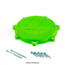 Защита крышки сцепления SM-PARTS (пластик) KAWASAKI KXF450 19-20 зеленый