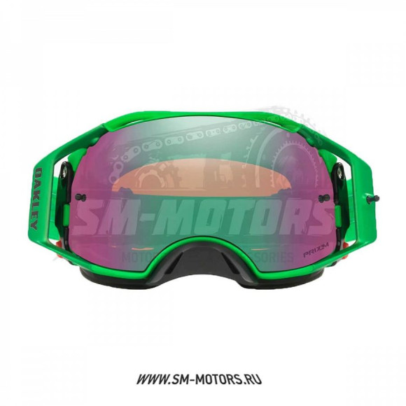 Очки для мотокросса OAKLEY Airbrake Moto зеленые-черные / зеленая Prizm MX (OO7046-A3) купить Очки для мотокросса OAKLEY Airbrake Moto зеленые-черные / зеленая Prizm MX (OO7046-A3) купить