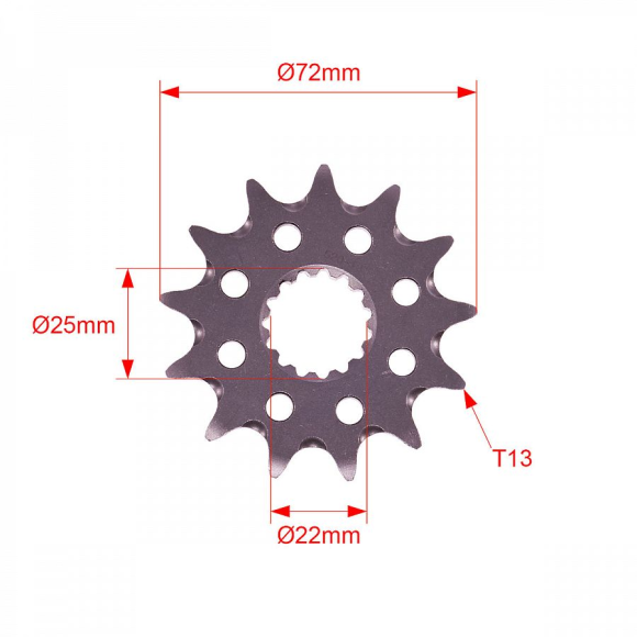 Звезда ведущая самоочищающаяся SMP-F1901 13T SM-PARTS (JTF 1901 13) купить Звезда ведущая самоочищающаяся SMP-F1901 13T SM-PARTS (JTF 1901 13) купить