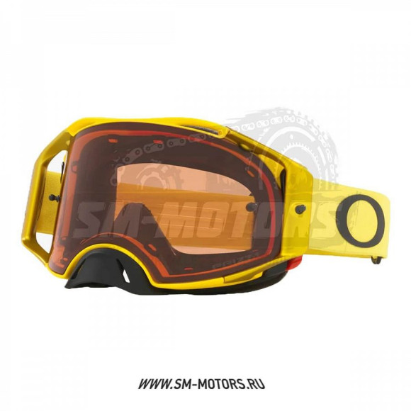 Очки для мотокросса OAKLEY Airbrake Moto желтые-черные / бронзовая Prizm MX (OO7046-A6) купить
