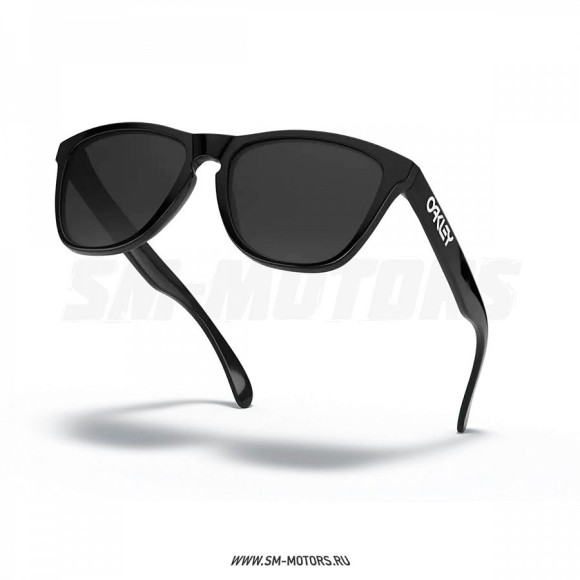 Очки солнцезащитные OAKLEY FROGSKINS черные глянцевые / темно-серая (9013-24-306) купить