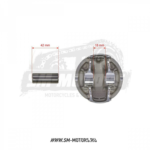 Поршень в сборе PRO-X YAMAHA YZF250 14-15 YZF250X 15-16 WRF250 15-17 d-76,97 мм (01.2414.C) купить Поршень в сборе PRO-X YAMAHA YZF250 14-15 YZF250X 15-16 WRF250 15-17 d-76,97 мм (01.2414.C) купить