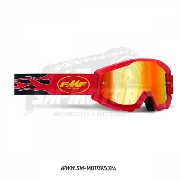 Очки для мотокросса FMF Powerbomb Flame купить Очки для мотокросса FMF Powerbomb Flame купить