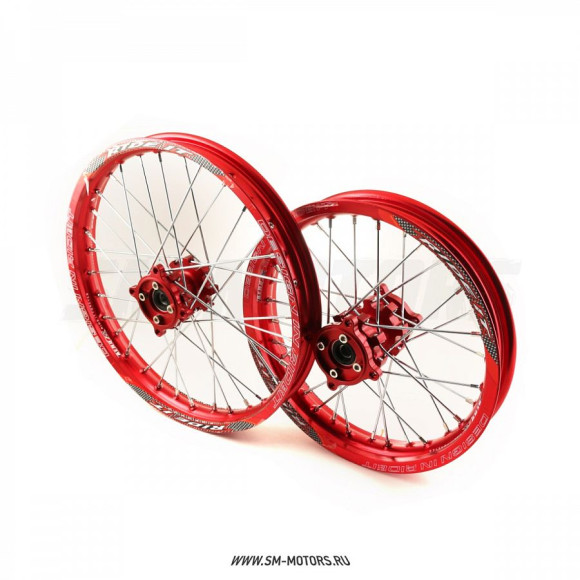 Диски (комплект) 17" x 1,60 / 14" x 1,85 алюминий, ступицы CNC SM-PARTS купить