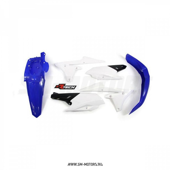 Комплект пластика R-TECH YAMAHA WRF250 15-19 WRF450 16-18 синий/белый (R-KITWRF-OEM-415) купить