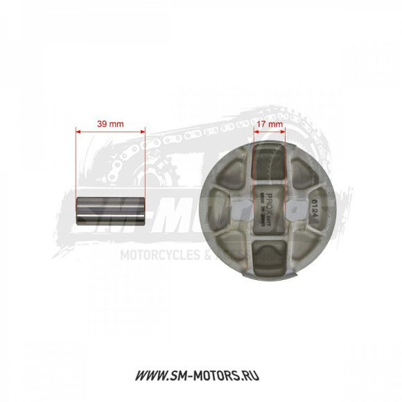 Поршень в сборе PRO-X YAMAHA YZF250 16-18 YZF250X 17-19 WRF250 18-19 d-76.96 (01.2417.B) купить Поршень в сборе PRO-X YAMAHA YZF250 16-18 YZF250X 17-19 WRF250 18-19 d-76.96 (01.2417.B) купить