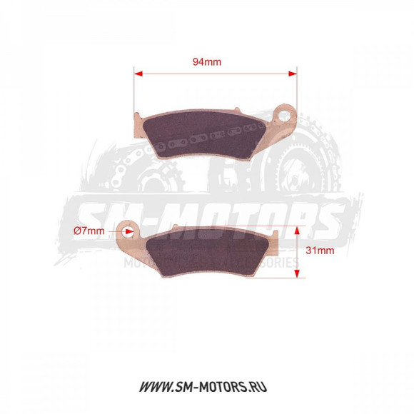 Тормозные колодки SM-PARTS OFF-ROAD FA 185 купить Тормозные колодки SM-PARTS OFF-ROAD FA 185 купить
