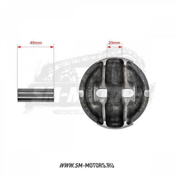 Поршень в сборе PRO-X YAMAHA YZF450 03-09 WRF450 03-15 d-94,95 мм (01.2429.A) купить Поршень в сборе PRO-X YAMAHA YZF450 03-09 WRF450 03-15 d-94,95 мм (01.2429.A) купить