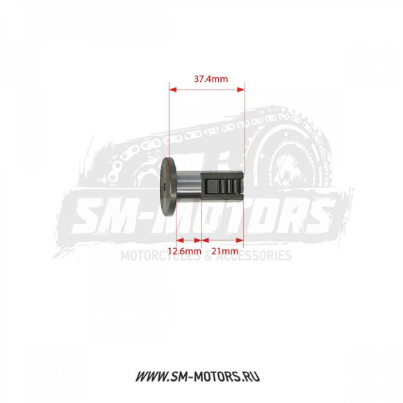 Вал ступицы сцепления GR7 двиг. MT-250 2T OEM купить Вал ступицы сцепления GR7 двиг. MT-250 2T OEM купить